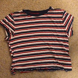 Cute Small striped cropped top